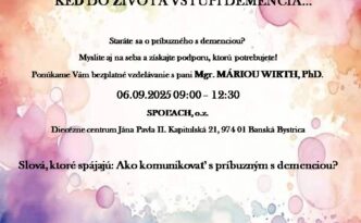 Keď do života vstúpi demencia